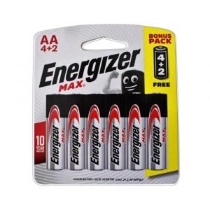 Energizer MAX ALKALINE BP6(4+2) AA
