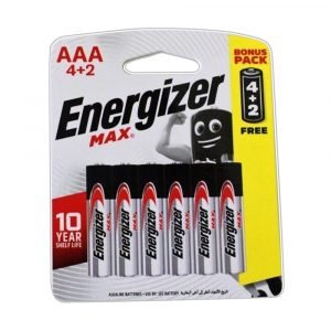 Energizer MAX ALKALINE BP6(4+2) AAA