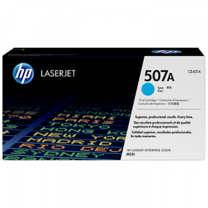 HP 507A Cyan Original LaserJet Toner Cartridge, CE401A