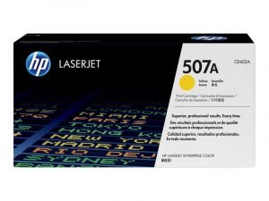 HP 507A Yellow Original LaserJet Toner Cartridge, CE402A