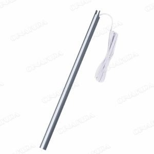 Recessed led light bar kitchen Cabinet Light Aluminum Profile LED Strip Backlight Channel Diffuser With Silicone cover